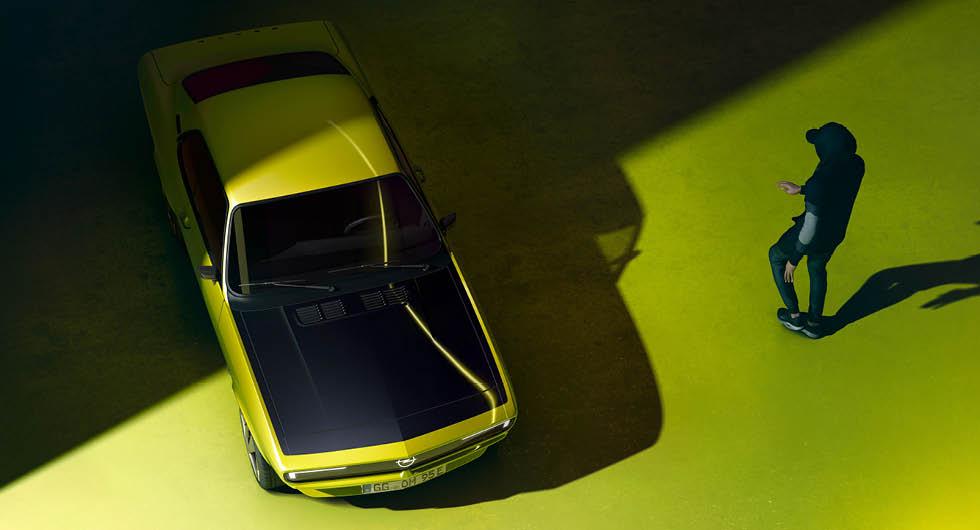 Opel Manta GSe är en eldriven version av klassiska sportmodellen