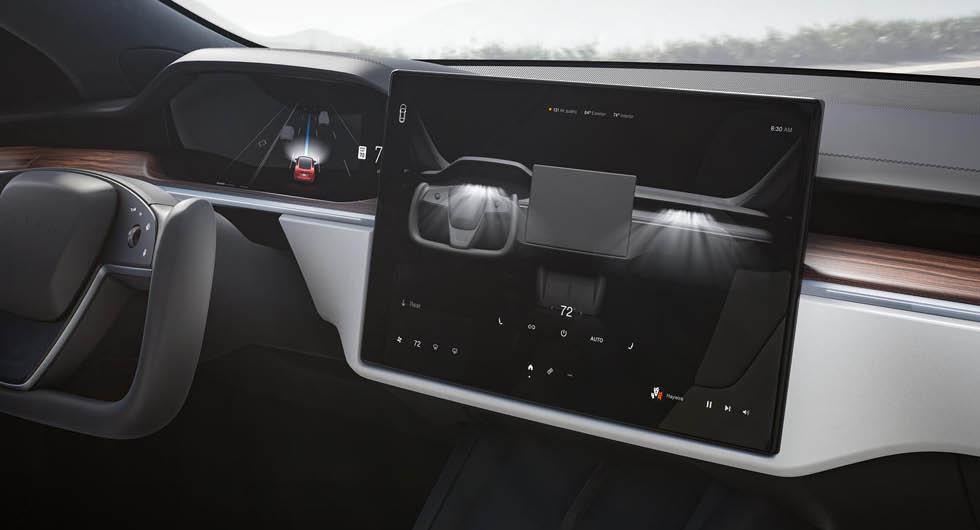 Tesla inför digital växelspak – skiftar med pekskärmen