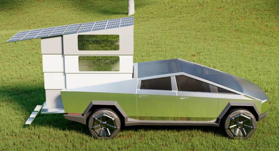 Campingkitet som gör Tesla Cybertruck till husbil