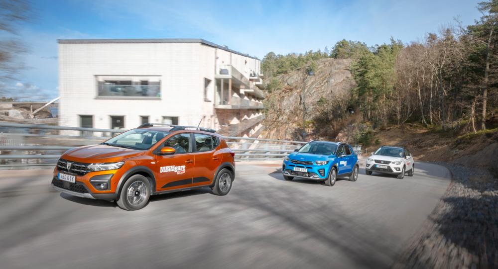 Rosttest: Dacia Sandero, Kia Stonic och Seat Arona (2021)