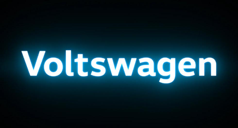 Den här bilden publicerades på Volkswagens amerikanska pressajt i samband med det misslyckade skämtet.