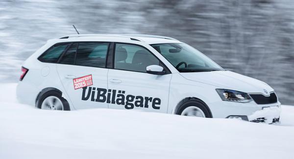Skoda Fabia - vinnare av 2015 års vinterbilstest av långteststallet.
