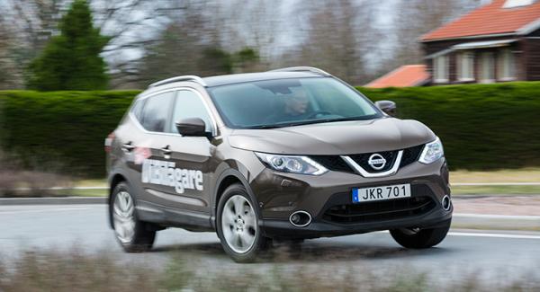 Långteststallets Nissan Qashqai har fel på AC:n.